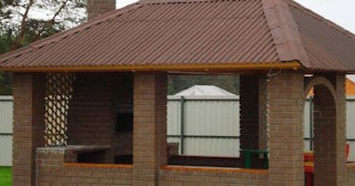 Беседка из кирпича под ключ в Кулебаках цена от 3272 рублей - Строй-Клб